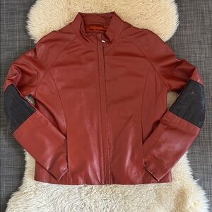 Aldo Leather Jacket Size M
